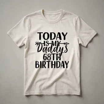Daddy's 68th Birthday Celebration Graphic T-Shirt