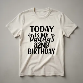 82nd Birthday Dad Graphic T-Shirt for Fathers