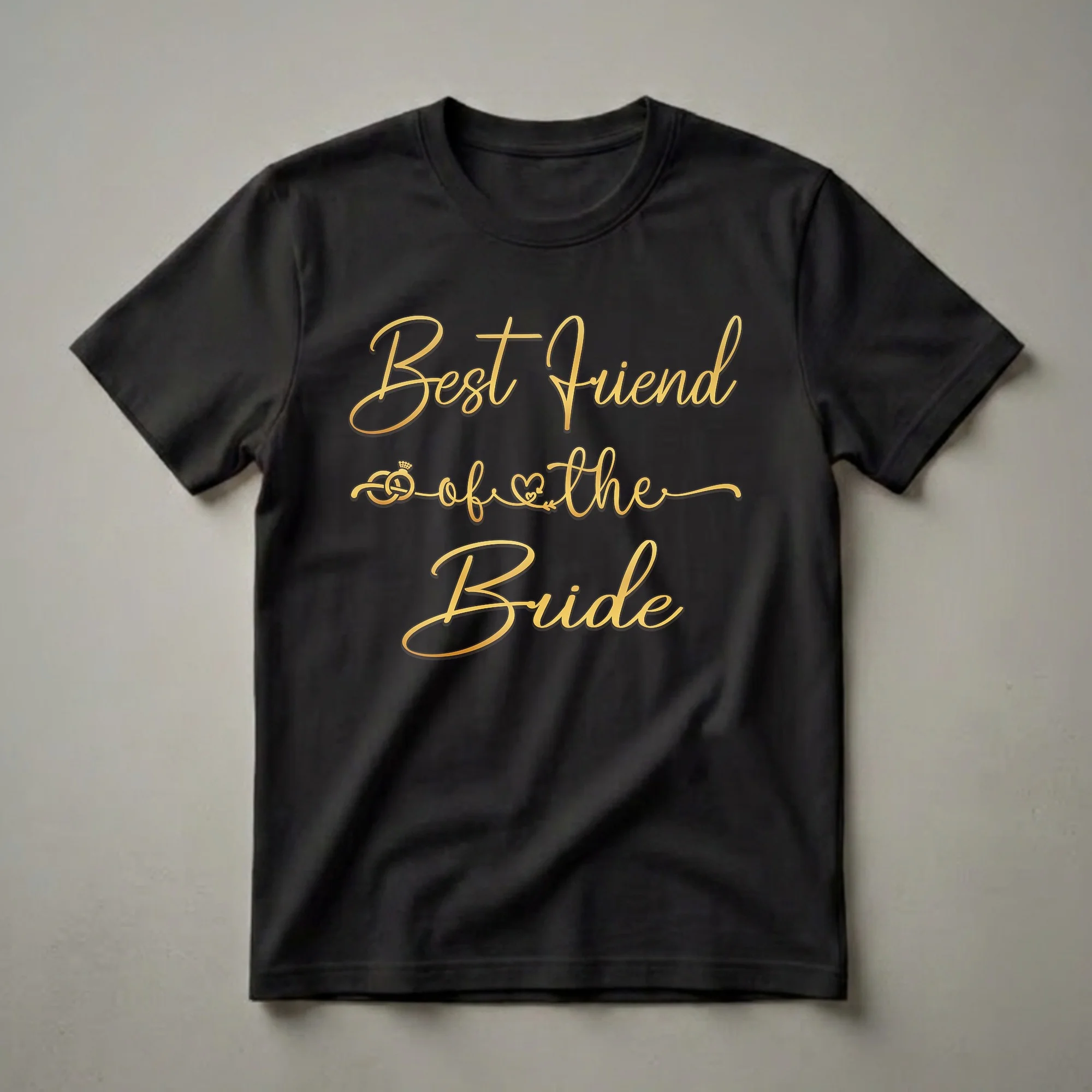Best Friend of the Bride Wedding Party T-Shirt