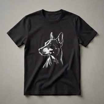 Basenji Dog Face Graphic T-Shirt for Dog Lovers