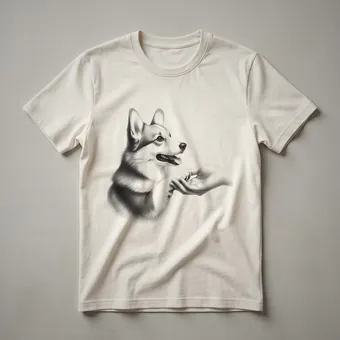 Pembroke Welsh Corgi Paw Print Graphic T-Shirt for Dog Lovers