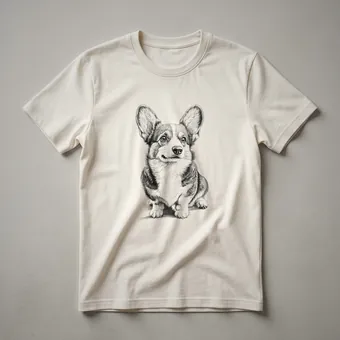Pembroke Welsh Corgi Vintage Distressed Dog Lover T-Shirt
