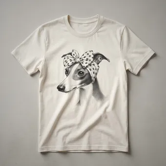 Italian Greyhound Mom Graphic T-Shirt for Women