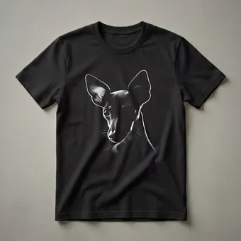 Miniature Pinscher Dog Face Graphic T-Shirt for Min Pin Lovers