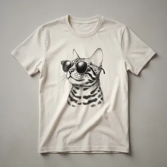 Bengal Cat Dad Graphic T-Shirt for Men and Kids