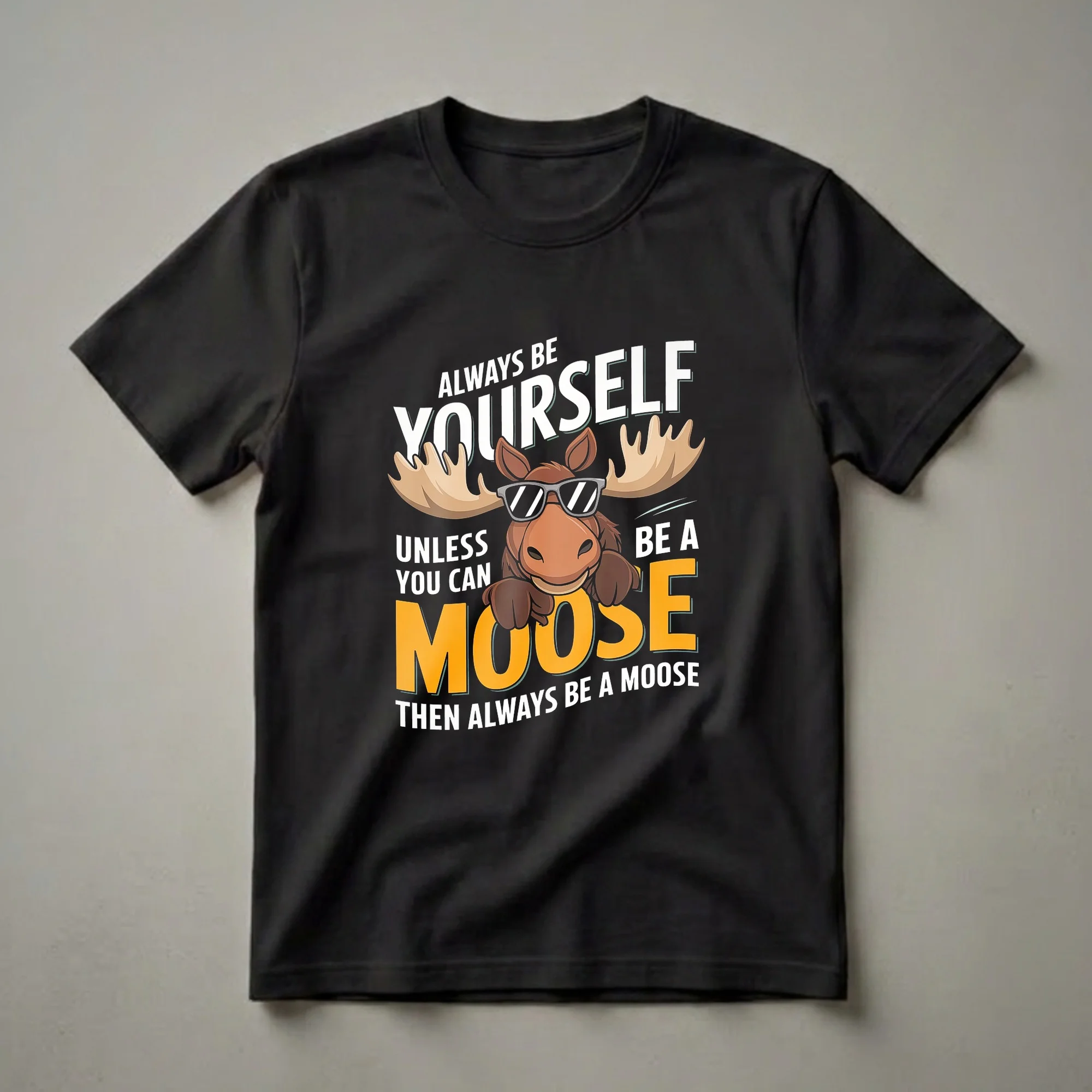 Always Be Yourself Unless You Can Be A Moose Funny T-Shirt