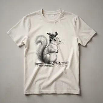 Squirrel Mom Vintage Graphic T-Shirt for Women Who Love Their Furry
