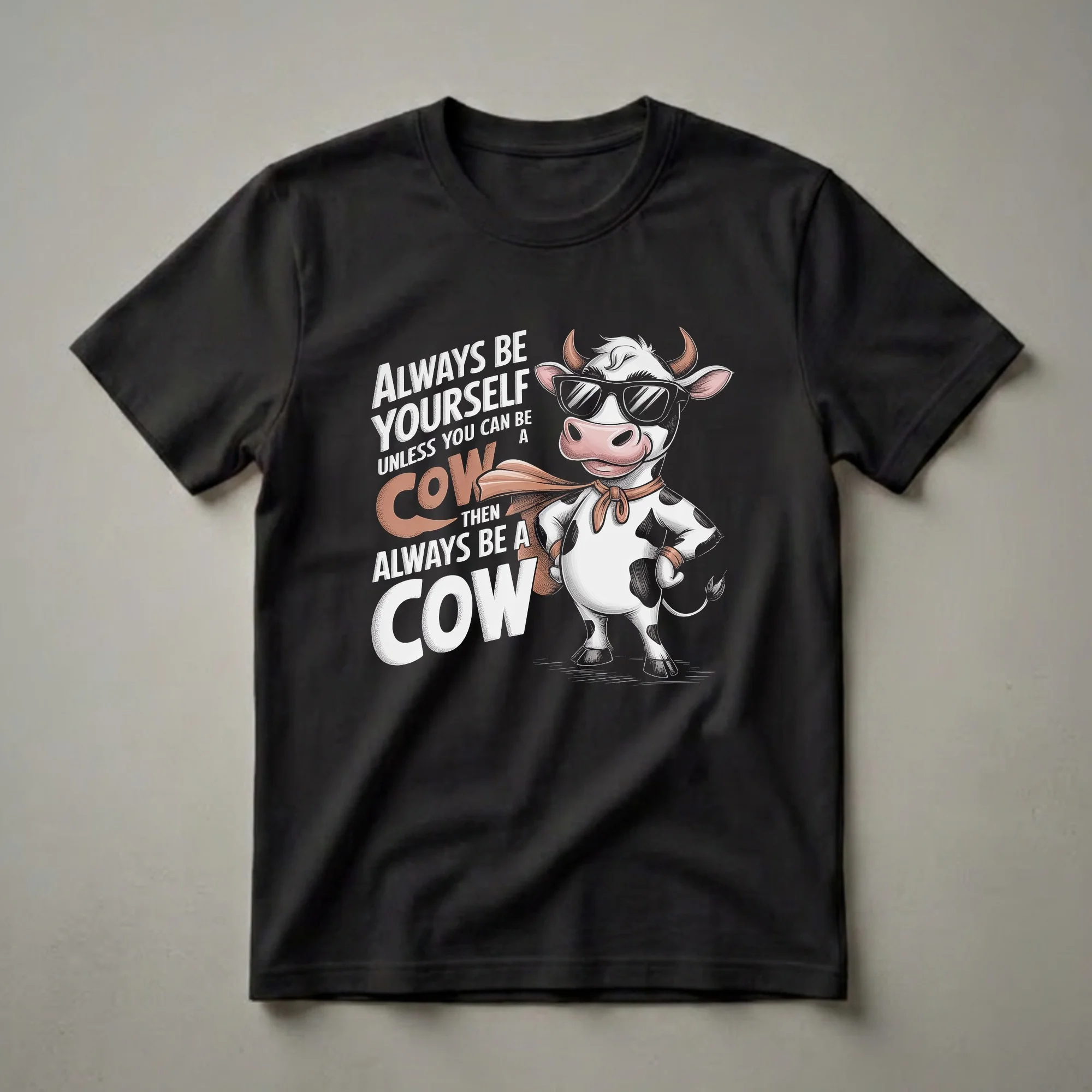 Always Be Yourself Unless You Can Be A Cow Graphic Tee