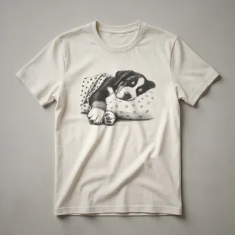 Sleepy Pajama Greater Swiss Mountain Dog Graphic T-Shirt for Dog