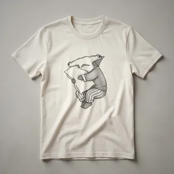 Sleepy Pajama Hammerhead Shark Graphic T-Shirt for Ocean Lovers