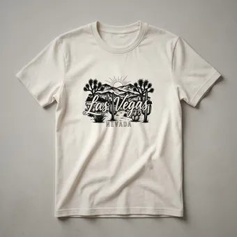 Las Vegas Nevada Desert Sunset Graphic T-Shirt